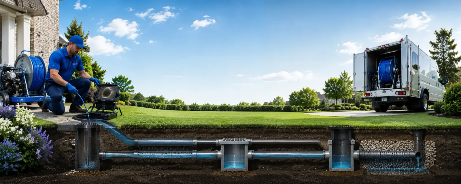 Outdoor drain cleaning information for Oak Brook, IL